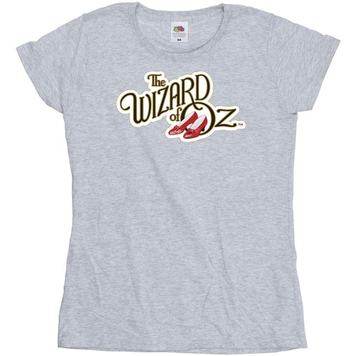 Vêtements Femme T-shirts manches longues The Wizard Of Oz Shoes Logo Gris