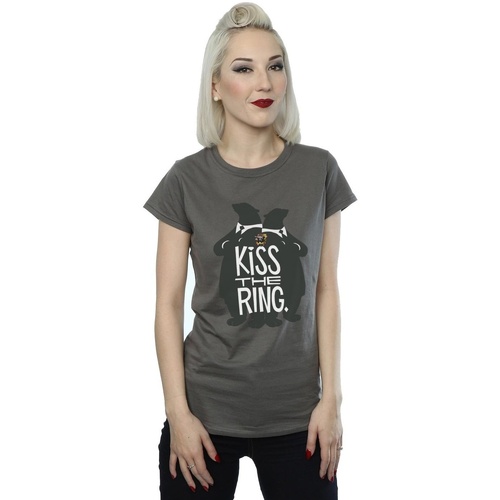 Vêtements Femme T-shirts manches longues Disney Zootropolis Kiss The Ring Multicolore