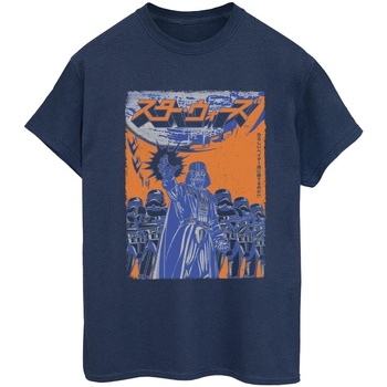 Vêtements Femme T-shirts manches longues Disney Vader International Poster Bleu