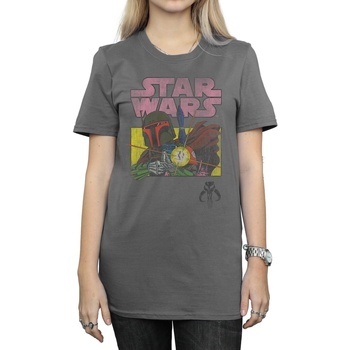 Vêtements Femme T-shirts manches longues Disney Comic Strip Luke And Vader Multicolore