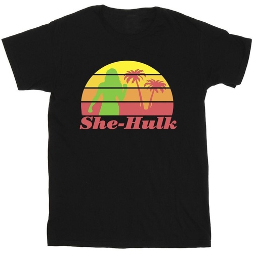 Vêtements Homme T-shirts manches longues Marvel She-Hulk: Attorney At Law Sunset Flex Noir