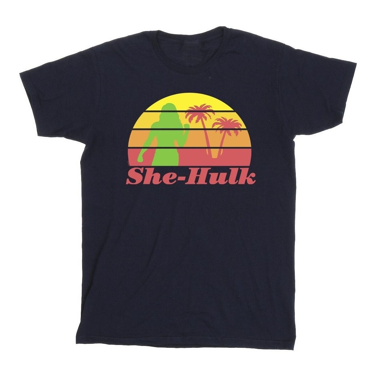 Vêtements Homme T-shirts manches longues Marvel She-Hulk: Attorney At Law Sunset Flex Bleu