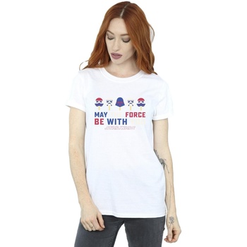 Vêtements Femme T-shirts manches longues Star Wars: A New Hope BI45254 Blanc