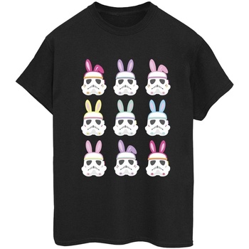 Vêtements Femme T-shirts manches longues Disney Stormtrooper Easter Bunnies Noir