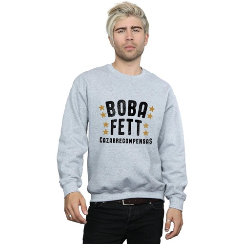 Vêtements Homme Sweats Disney Boba Fett Legends Tribute Gris