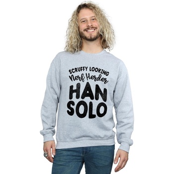 Vêtements Homme Sweats Disney Han Solo Legends Tribute Gris