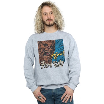 Vêtements Homme Sweats Disney Chewbacca Roar Pop Art Gris