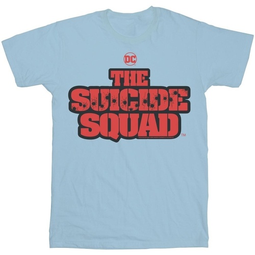 Vêtements Homme T-shirts manches longues Dc Comics The Suicide Squad Movie Logo Bleu