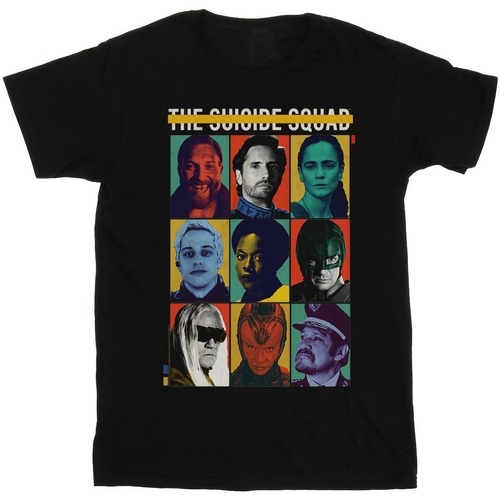 Vêtements Homme T-shirts manches longues Dc Comics The Suicide Squad Poster Noir