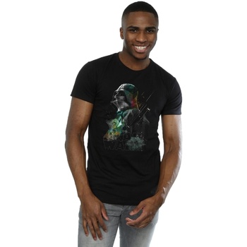 Vêtements Homme T-shirts manches longues Disney Rogue One Darth Vader Digital Noir