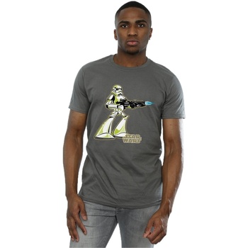 Vêtements Homme T-shirts manches longues Disney Stormtrooper Character Multicolore