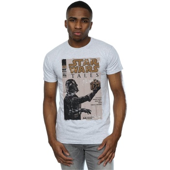 Vêtements Homme T-shirts manches longues Disney Darth Vader Comic Gris