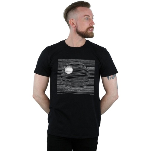 Vêtements Homme T-shirts manches longues Disney Death Star Lines Noir
