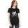Vêtements Femme T-shirts manches longues Dessins Animés Greyscale Square Noir