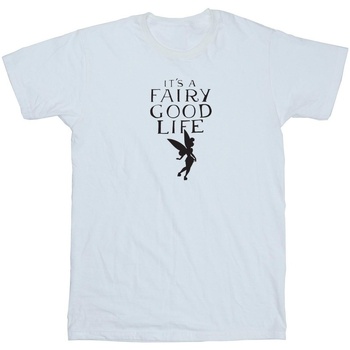 Vêtements Femme T-shirts manches longues Disney Tinkerbell Fairy Good Life Blanc