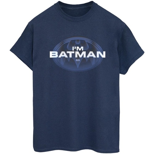 Vêtements Femme T-shirts manches longues Dc Comics The Flash I'm Batman Bleu