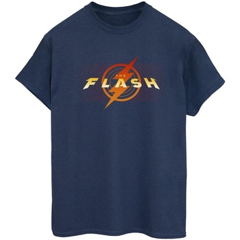 Vêtements Femme T-shirts manches longues Dc Comics The Flash Red Lightning Bleu