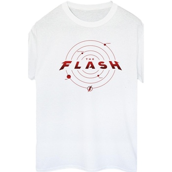 Vêtements Femme T-shirts manches longues Dc Comics The Flash Multiverse Rings Blanc