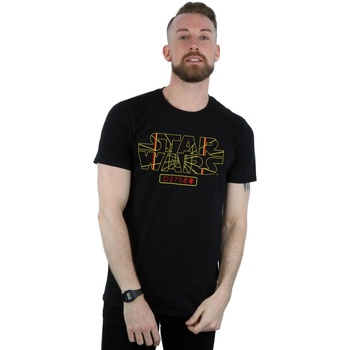 Vêtements Homme T-shirts manches longues Disney Target Logo Noir