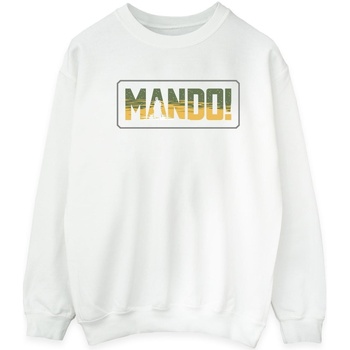 Vêtements Homme Sweats Disney The Mandalorian Mando Cutout Blanc