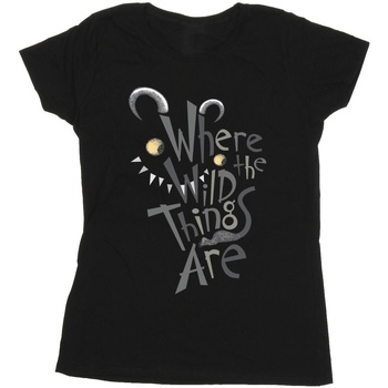 Vêtements Femme T-shirts manches longues Where The Wild Things Are BI46713 Noir