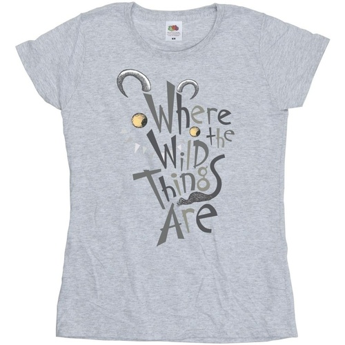 Vêtements Femme T-shirts manches longues Where The Wild Things Are BI46713 Gris