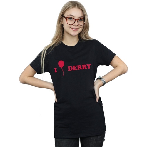Vêtements Femme T-shirts manches longues It Chapter 2 Derry Balloon Noir