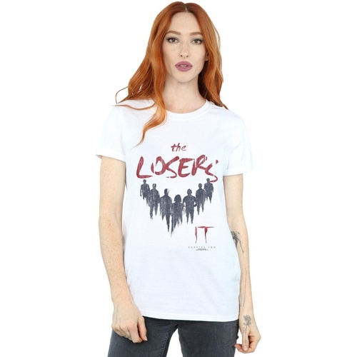 Vêtements Femme T-shirts manches longues It Chapter 2 The Losers Group Blanc