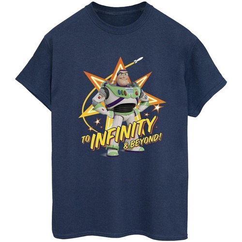 Vêtements Femme T-shirts manches longues Disney Toy Story Buzz To Infinity Bleu