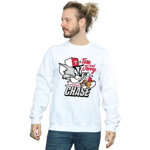 Vêtements Homme Sweats Dessins Animés Cat & Mouse Chase Blanc