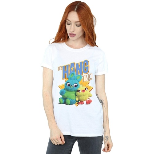 Vêtements Femme T-shirts manches longues Disney Toy Story 4 It's Hang Time Blanc