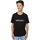 Vêtements Garçon T-shirts manches courtes Woodstock Logo Floral Noir