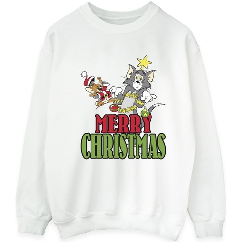 Vêtements Homme Sweats Dessins Animés Merry Christmas Baubles Blanc