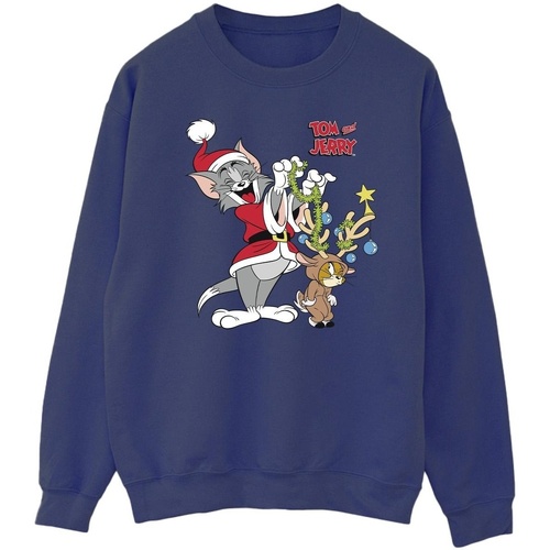 Vêtements Homme Sweats Tom & Jerry Christmas Reindeer Bleu