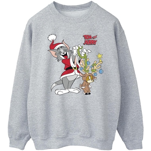 Vêtements Homme Sweats Tom & Jerry Christmas Reindeer Gris
