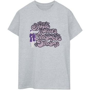 Vêtements Femme T-shirts manches longues Willy Wonka Dreamers Text Gris