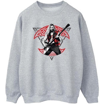 Vêtements Homme Sweats Marvel Thor Love And Thunder Solo Guitar Gris