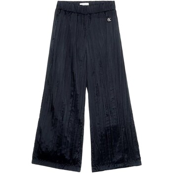 Vêtements Fille Pantalons 5 poches Calvin Klein JEANS organic IG0IG02290 Noir