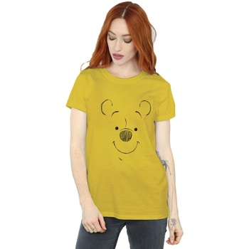 Vêtements Femme T-shirts manches longues Disney Winnie The Pooh Winnie The Pooh Face Multicolore