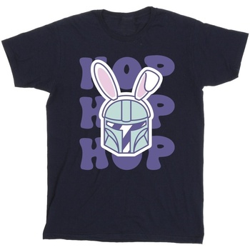 Vêtements Homme T-shirts manches longues Disney The Mandalorian Hop Into Easter Bleu