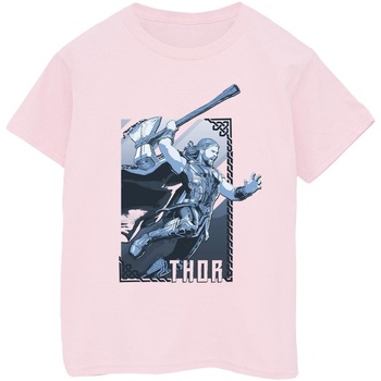 Vêtements Garçon T-shirts manches courtes Marvel Thor Love And Thunder Attack Rouge