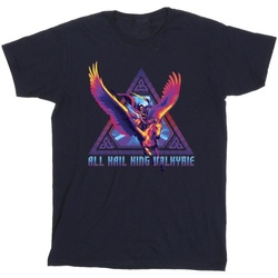 Vêtements Garçon T-shirts manches courtes Marvel Thor Love And Thunder Valkyrie Bleu