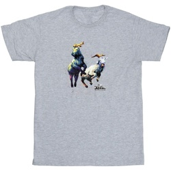 Vêtements Garçon T-shirts Pocket manches courtes Marvel Thor Love And Thunder Toothgnasher Flames Gris