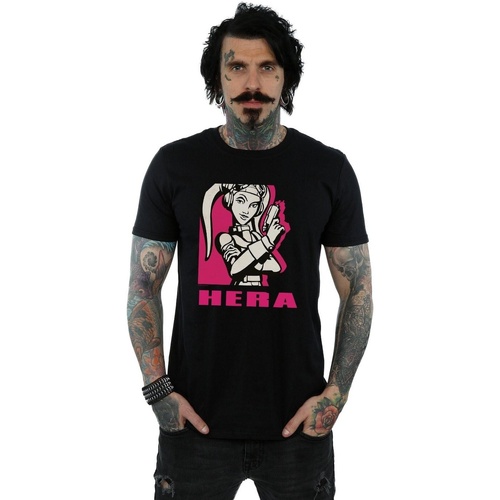 Vêtements Homme T-shirts manches longues Disney Rebels Hera Noir