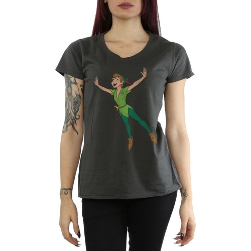 Vêtements Femme T-shirts manches longues Disney Classic Flying Peter Pan Multicolore