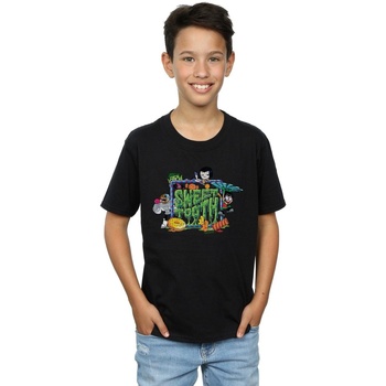 Vêtements Garçon T-shirts manches courtes Dc Comics Teen Titans Go Sweet Tooth Noir