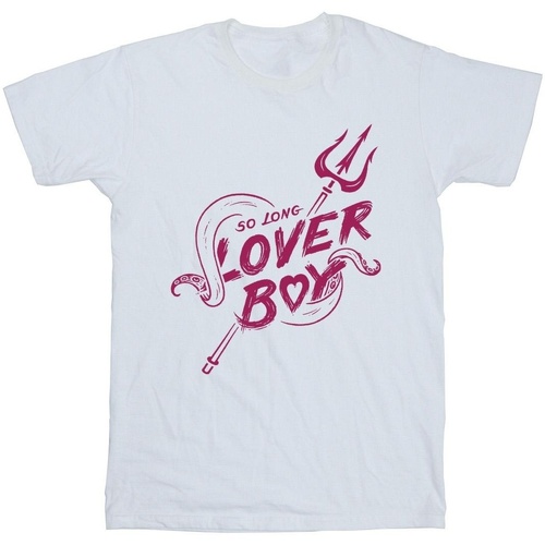 Vêtements Garçon T-shirts manches courtes Disney Villains Ursula Lover Boy Blanc