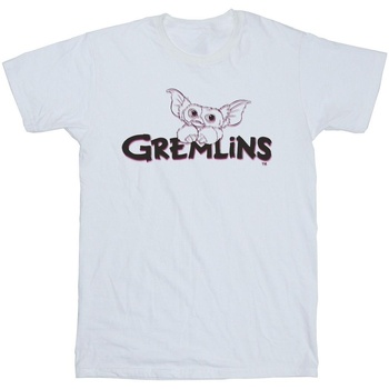 Vêtements Fille T-shirts Norse manches longues Gremlins Logo Line Blanc