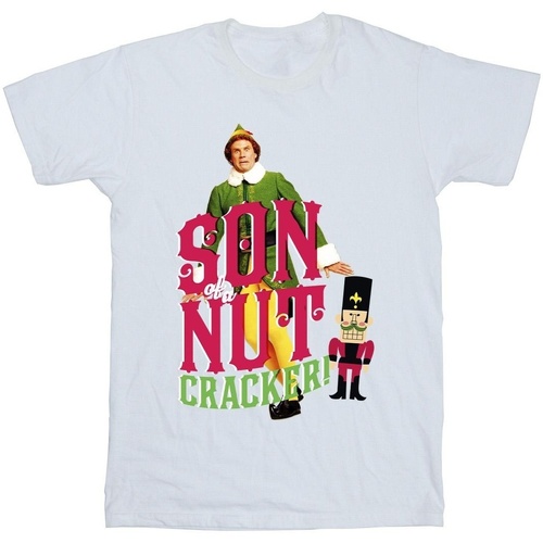 Vêtements Garçon T-shirts manches courtes Elf Son Of A Nutcracker Blanc