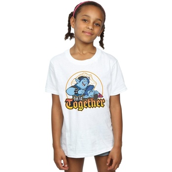 Vêtements Fille T-shirts manches longues Disney Onward In It Together Blanc